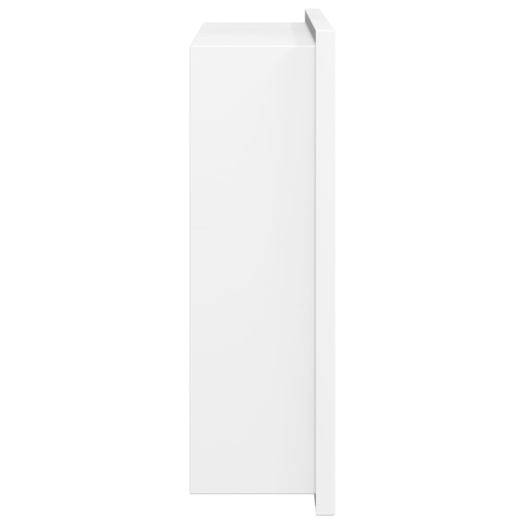 vidaXL Shower Niche Matt White 32x32x9 cm Stainless Steel 5