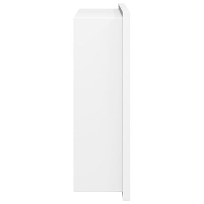 vidaXL Shower Niche Matt White 32x32x9 cm Stainless Steel 5