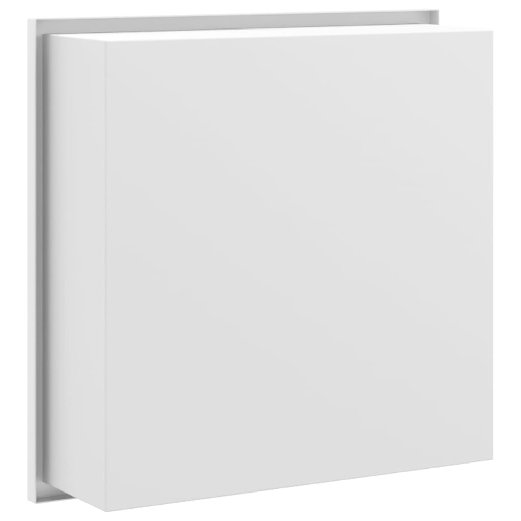 vidaXL Shower Niche Matt White 32x32x9 cm Stainless Steel 6
