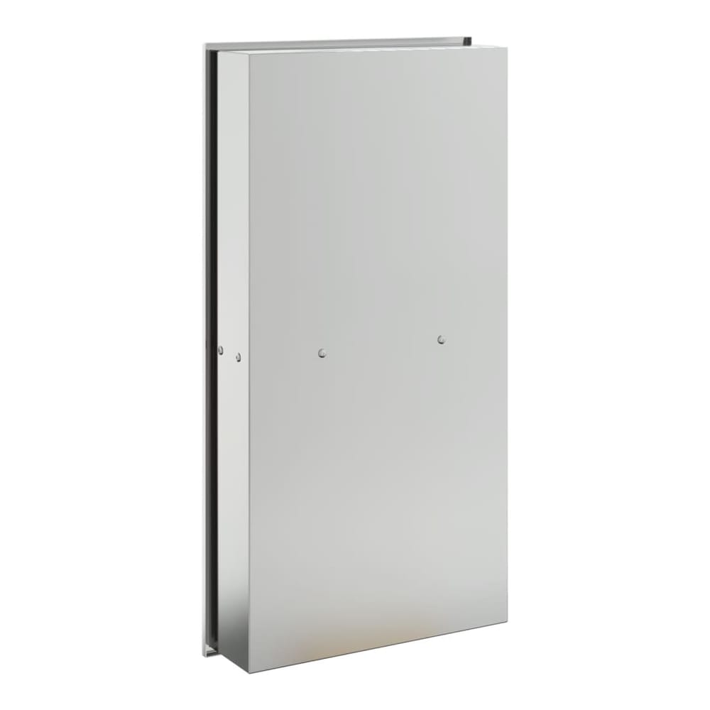 Shower Niche Matt 32x62x9 cm Stainless Steel silver
