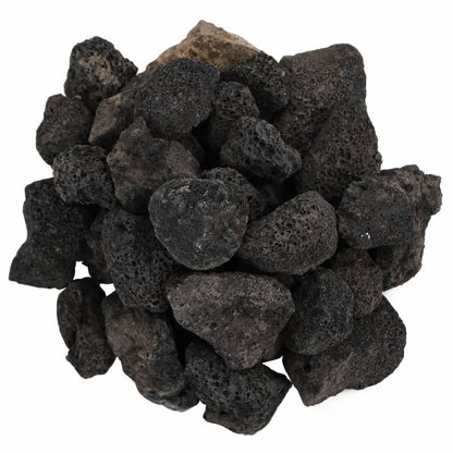 vidaXL Volcanic Rocks 25 kg Black 3-5 cm 4