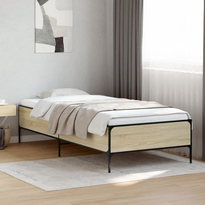 Bed Frame without Mattress Height 44 cm Length 200 cm Sonoma Oak 90 cm