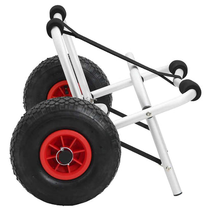 vidaXL Kayak Trolley Foldable 45 kg Aluminium 5