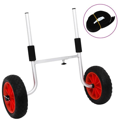 vidaXL Kayak Trolley Detachable 100 kg Aluminium 1