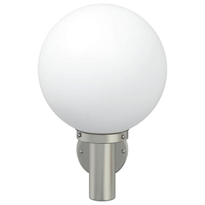 vidaXL Outdoor Wall Light 2 pcs Silver 28 x 25 x 38 cm 4