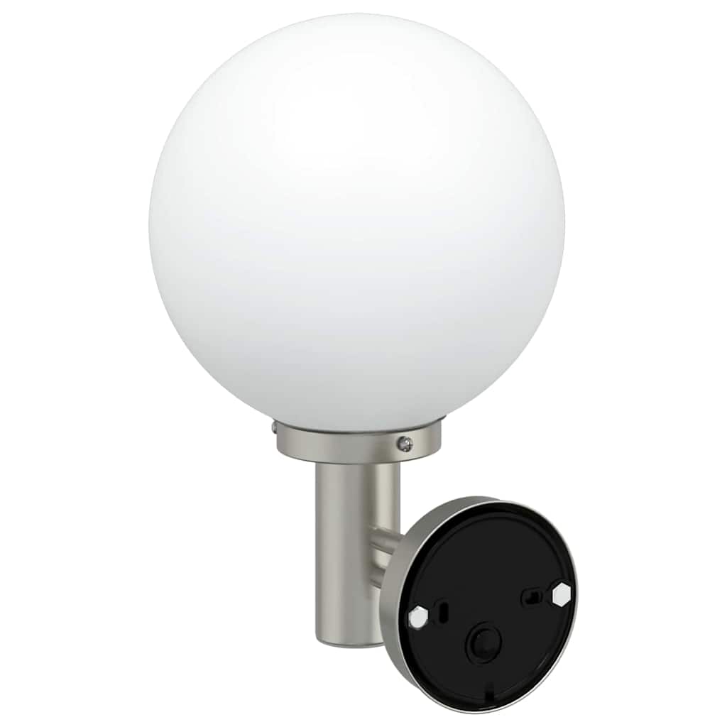 vidaXL Outdoor Wall Light 2 pcs Silver 28 x 25 x 38 cm 6