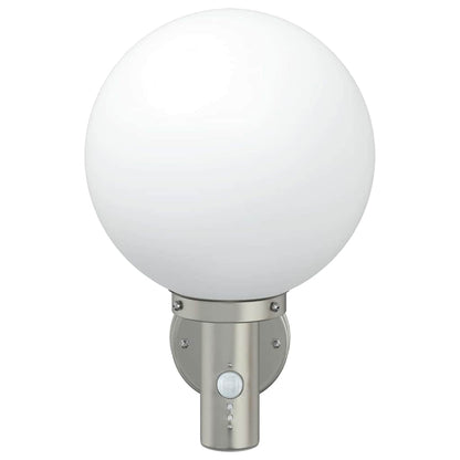 vidaXL Outdoor Wall Light 2 pcs Silver 28 x 25 x 38 cm 4