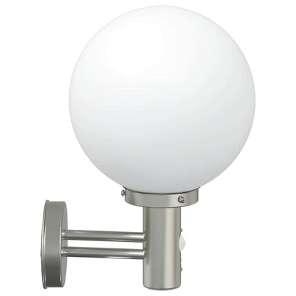 vidaXL Outdoor Wall Light 2 pcs Silver 28 x 25 x 38 cm 5