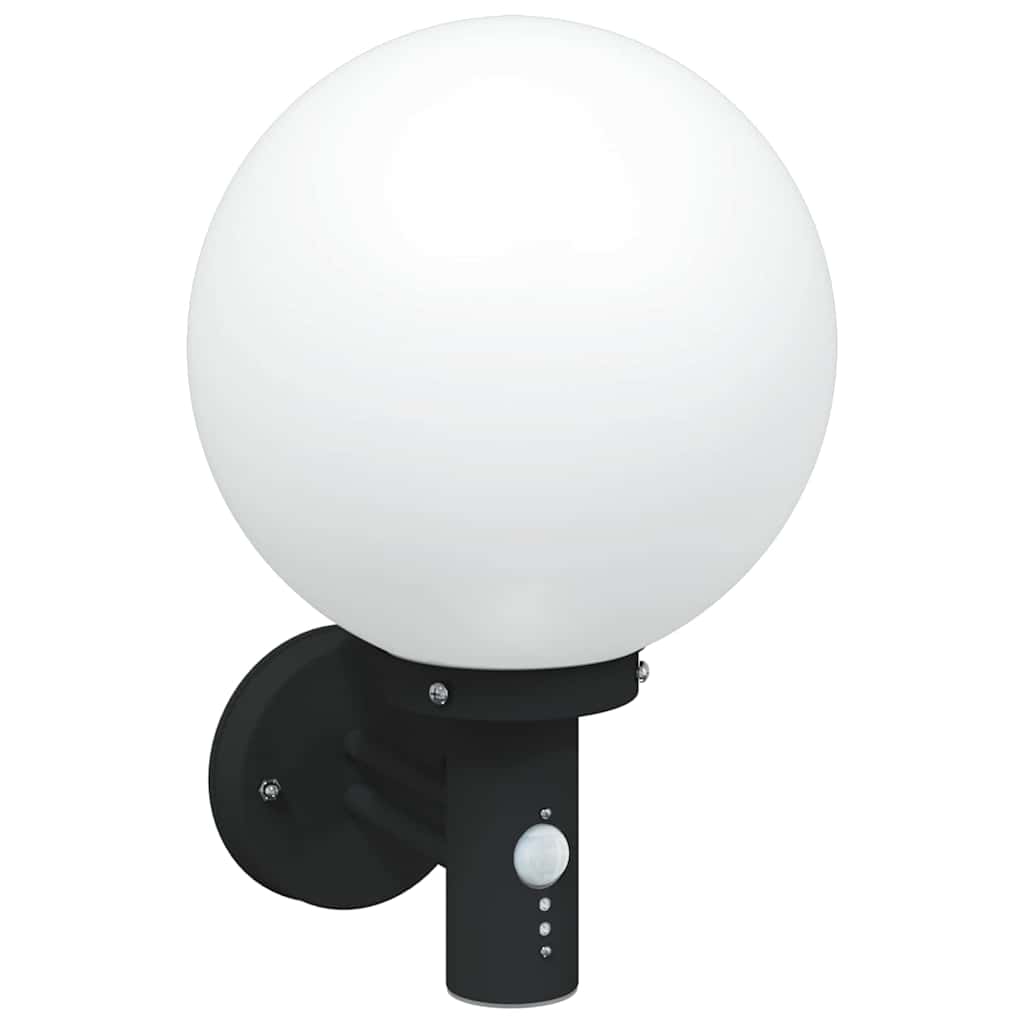 vidaXL Outdoor Wall Light 2 pcs Black 28 x 25 x 38 cm 4