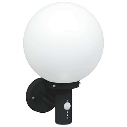 vidaXL Outdoor Wall Light 2 pcs Black 28 x 25 x 38 cm 4