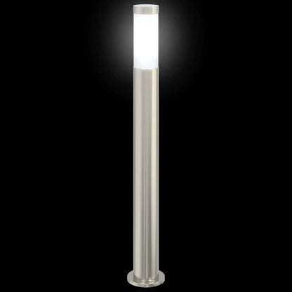 vidaXL Bollard Lights 3pcs 80 cm Stainless Steel IP44 5
