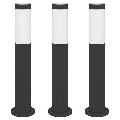 vidaXL Bollard Lights 3pcs 50 cm Stainless Steel IP44 2