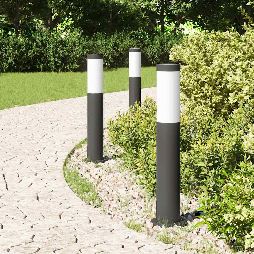 vidaXL Bollard Lights 3pcs 50 cm Stainless Steel IP44 3