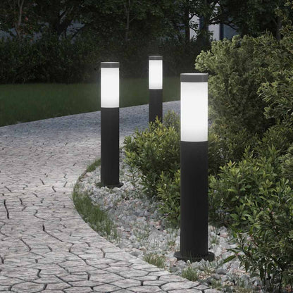 vidaXL Bollard Lights 3pcs 50 cm Stainless Steel IP44 1