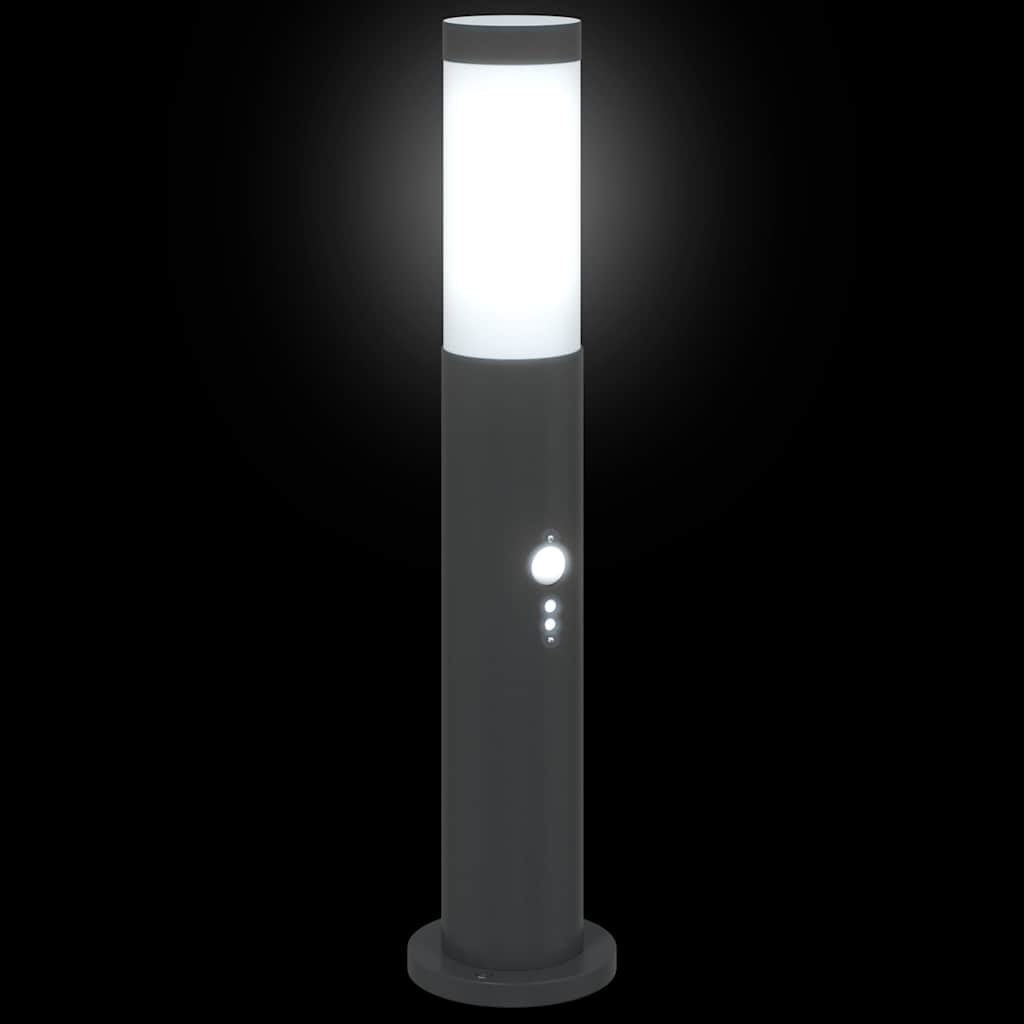 vidaXL Bollard Lights with Sensor 3pcs 50 cm Stainless Steel IP44 5