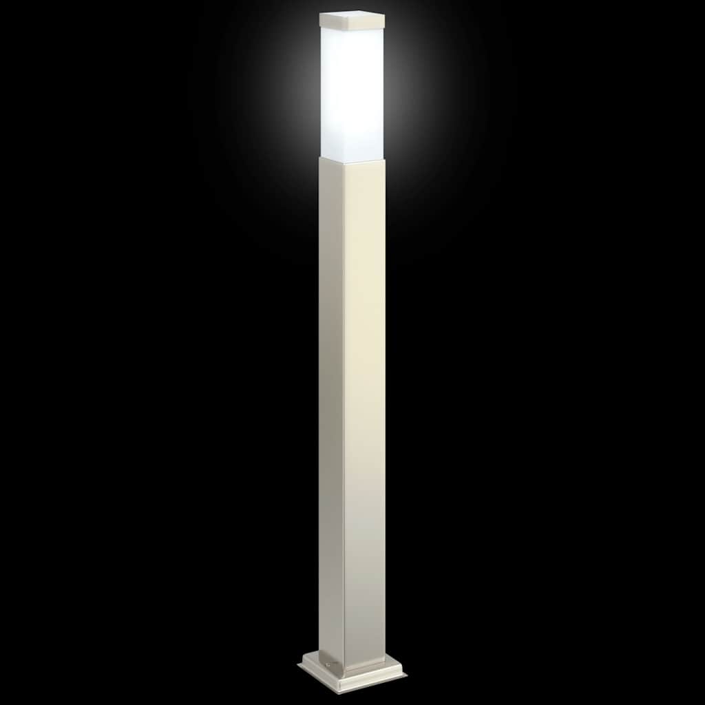 vidaXL Bollard Lights 3 pcs 80 cm Stainless Steel IP44 5