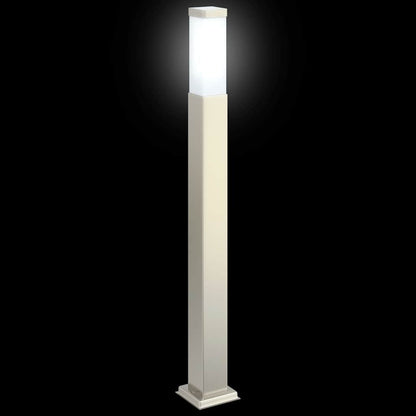 vidaXL Bollard Lights 3 pcs 80 cm Stainless Steel IP44 5