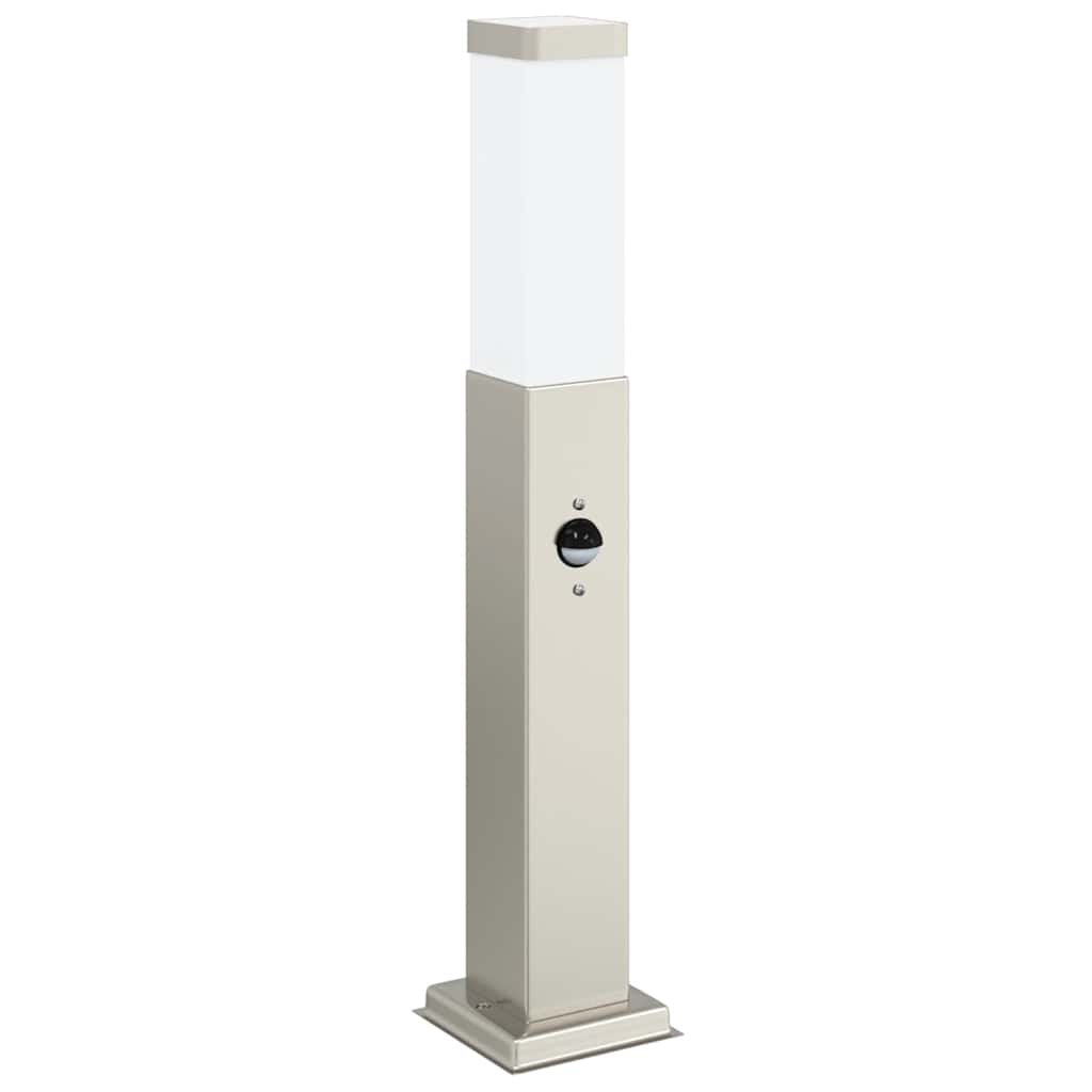vidaXL Bollard Lights with Sensor 3 pcs 50 cm Stainless Steel IP44 4