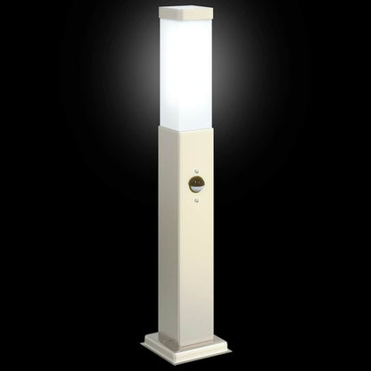 vidaXL Bollard Lights with Sensor 3 pcs 50 cm Stainless Steel IP44 5