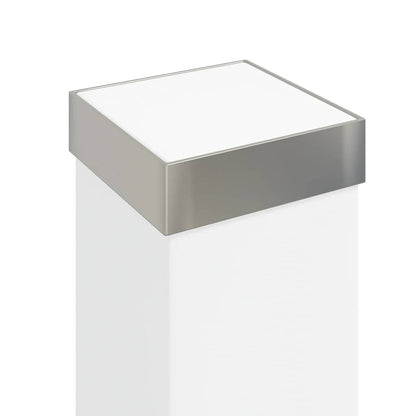 vidaXL Bollard Lights with Sensor&Outlet 3 pcs 50 cm Stainless Steel IP44 6