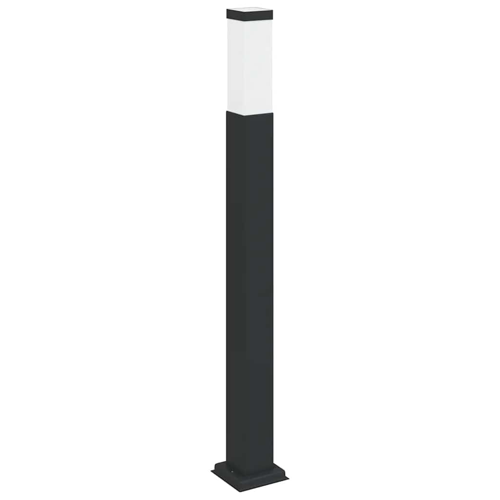 vidaXL Bollard Lights 3 pcs 80 cm Black IP44 4