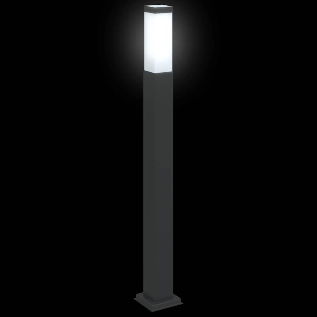 vidaXL Bollard Lights 3 pcs 80 cm Black IP44 5