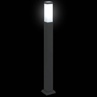 vidaXL Bollard Lights 3 pcs 80 cm Black IP44 5