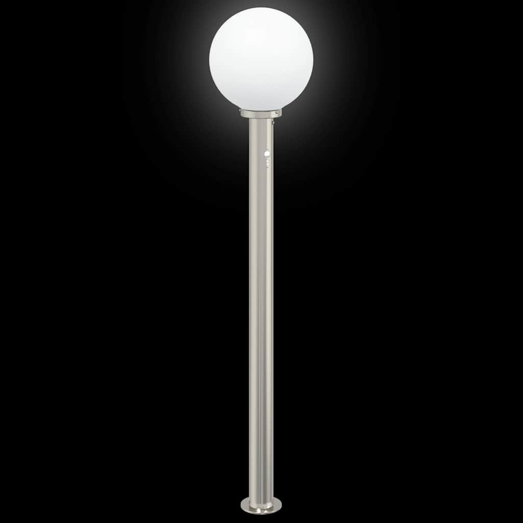 vidaXL Bollard Light with Sensor 120 cm Stainless Steel IP44 6