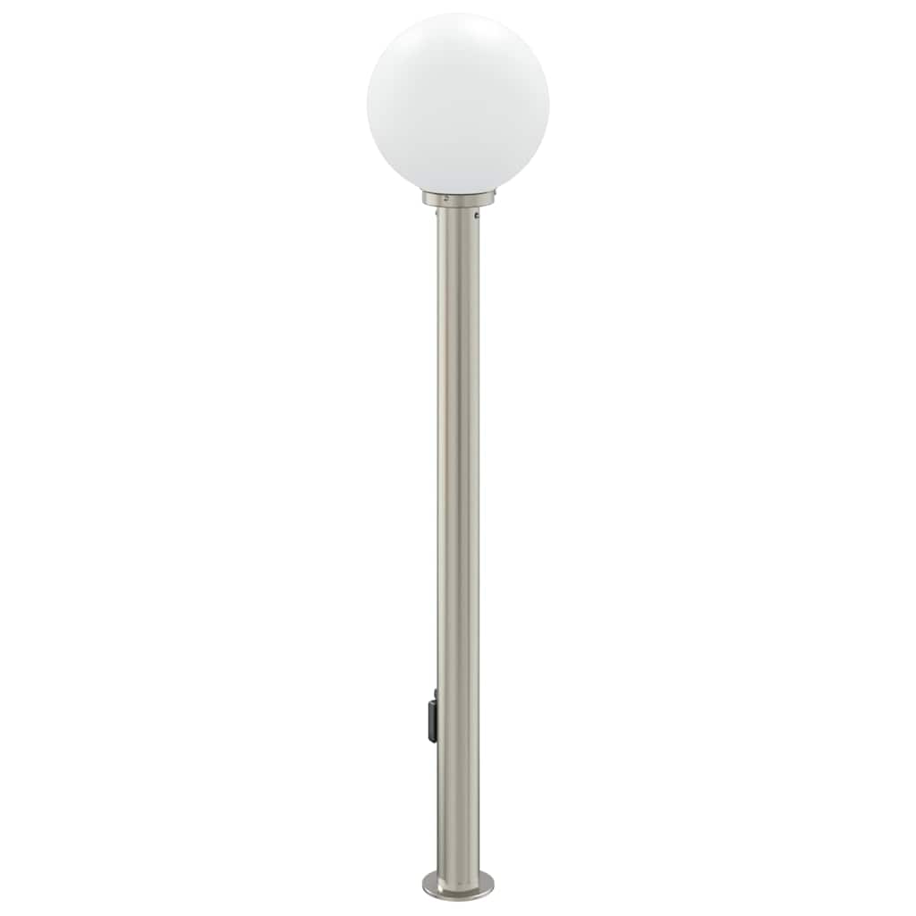 vidaXL Bollard Light with Sensor&Outlet 120 cm Stainless Steel IP44 5