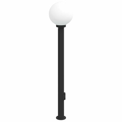vidaXL Bollard Light with Outlet 120 cm Black IP44 4