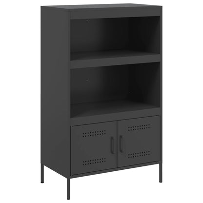 vidaXL Highboard Black 68x39x113 cm Steel 2