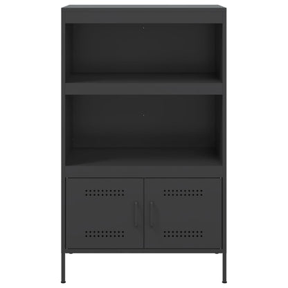vidaXL Highboard Black 68x39x113 cm Steel 6