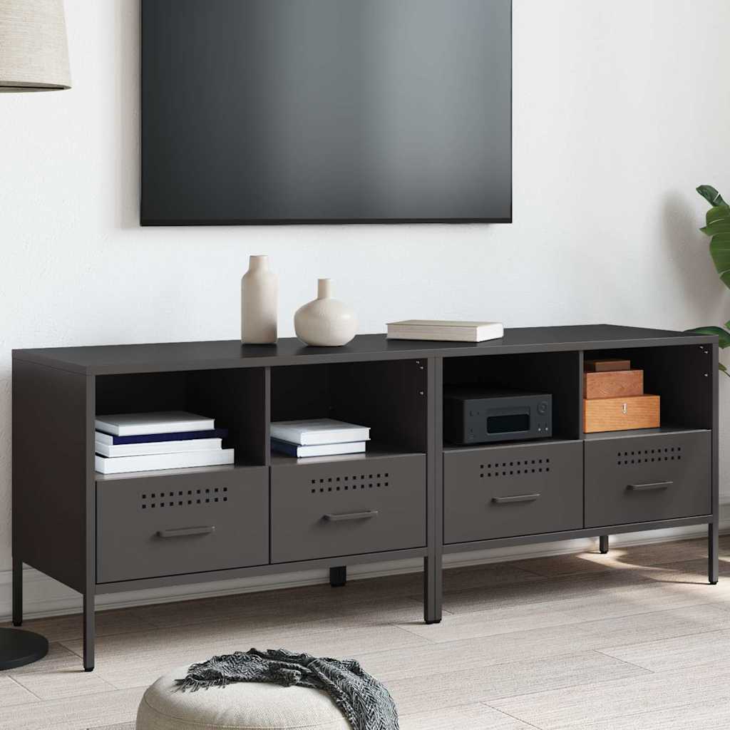 vidaXL TV Cabinet 68x39x50.5 cm Steel