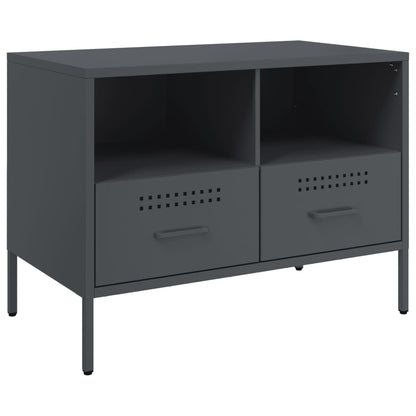 vidaXL TV Cabinet Anthracite 68x39x50.5 cm Steel 2