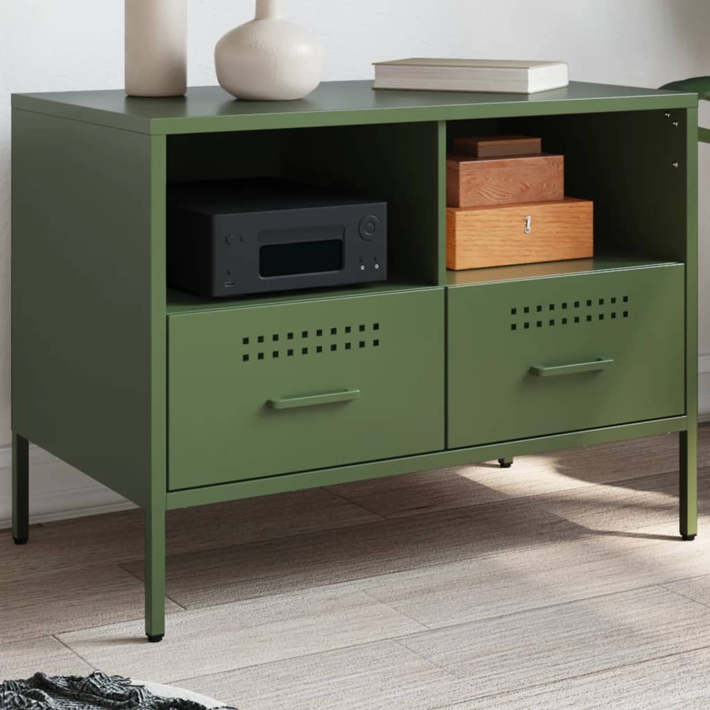 vidaXL TV Cabinet 68x39x50.5 cm Steel