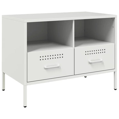 vidaXL TV Cabinet White 68x39x50.5 cm Steel 2