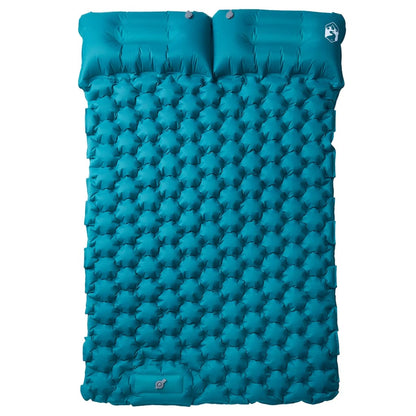 Self Inflating Camping Mattress with Pillow Blue