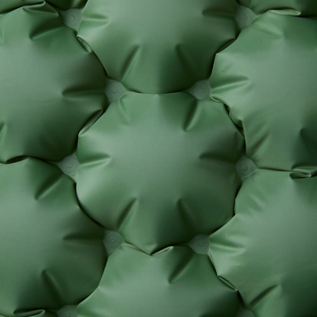 Self Inflating Camping Mattress with Pillow Green