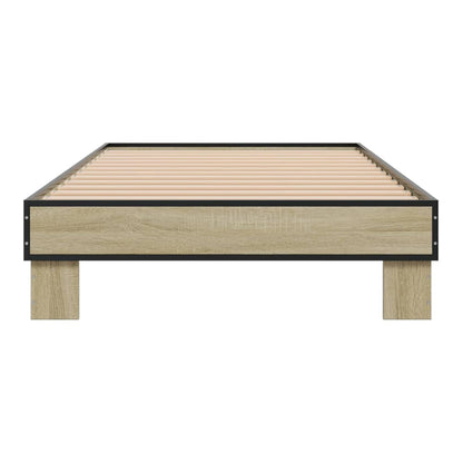 Bed Frame without Mattress Length 190 cm Sonoma Oak 75 cm