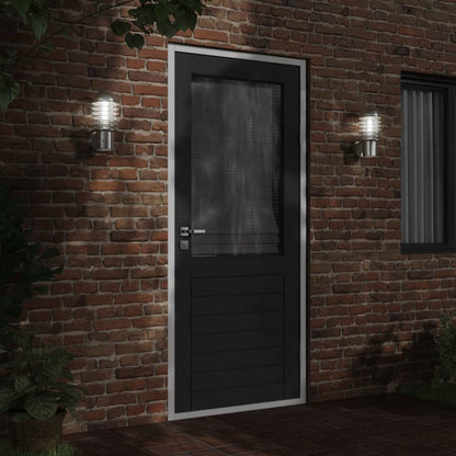 vidaXL Outdoor Wall Lights 2pcs Silver Stainless Steel 3