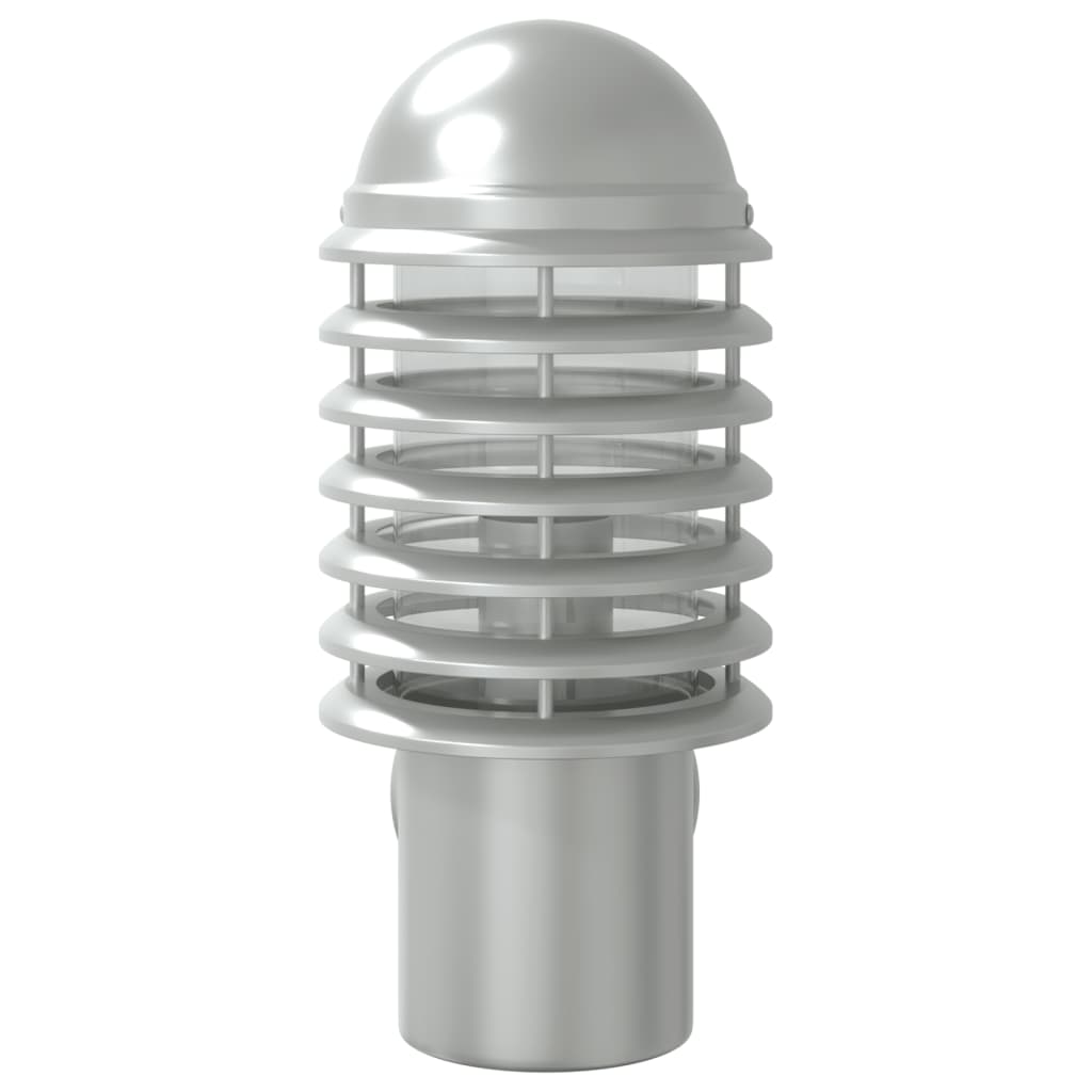 vidaXL Outdoor Wall Lights 2pcs Silver Stainless Steel 4