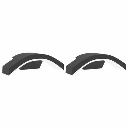 vidaXL Outdoor LED Wall Lights 2pcs Black Die-cast Aluminium 2