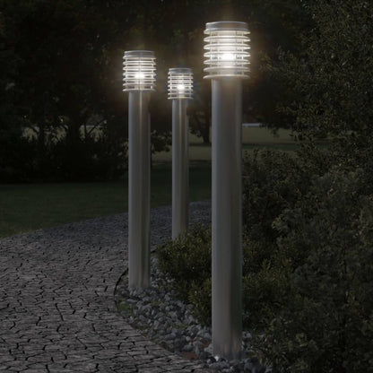 vidaXL Outdoor Floor Lamp 110cm Stainless Steel