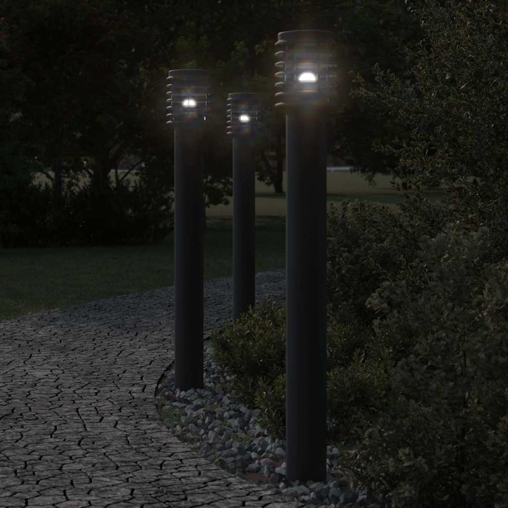 vidaXL Outdoor Floor Lamp 110cm Stainless Steel