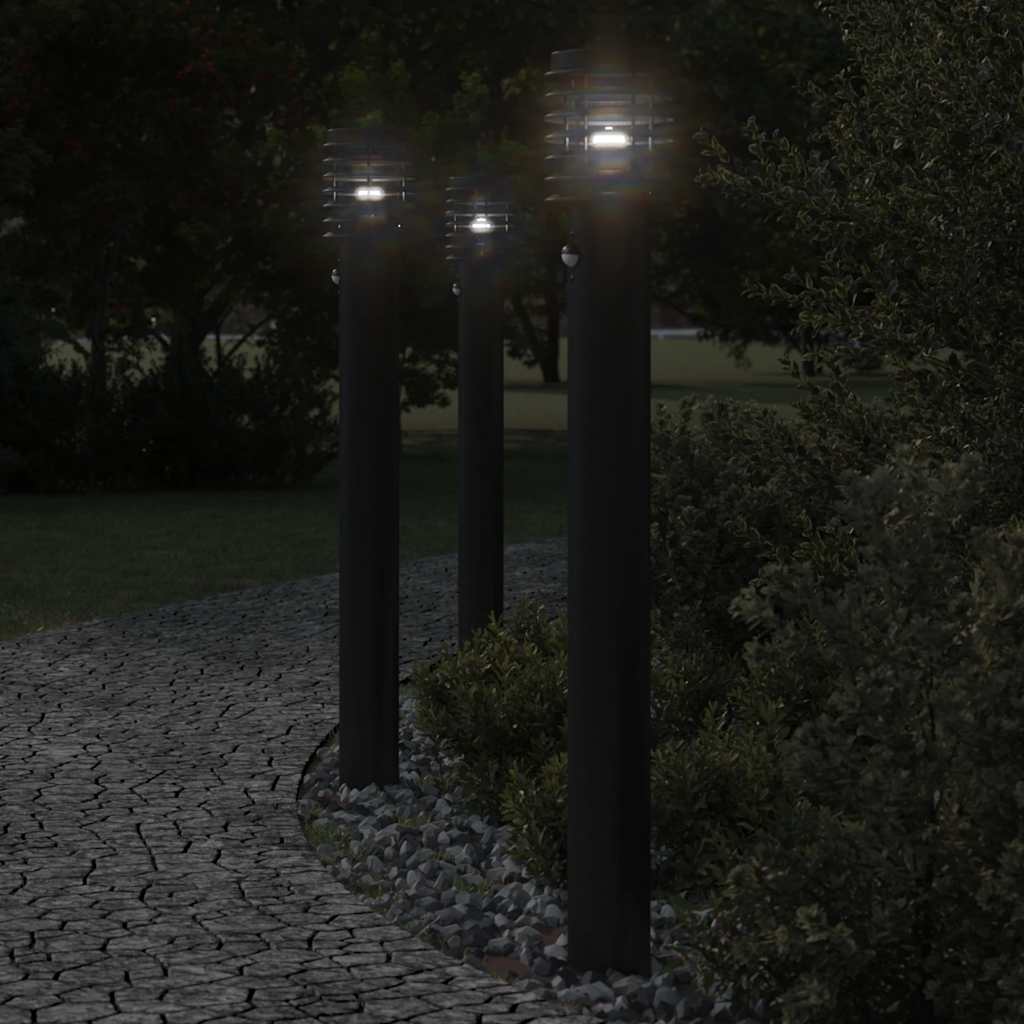 vidaXL Outdoor Floor Lamp 110cm Stainless Steel