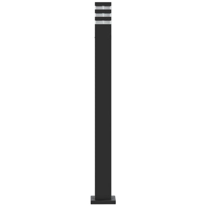 vidaXL Outdoor Floor Lamp Black 110 cm Aluminium 6