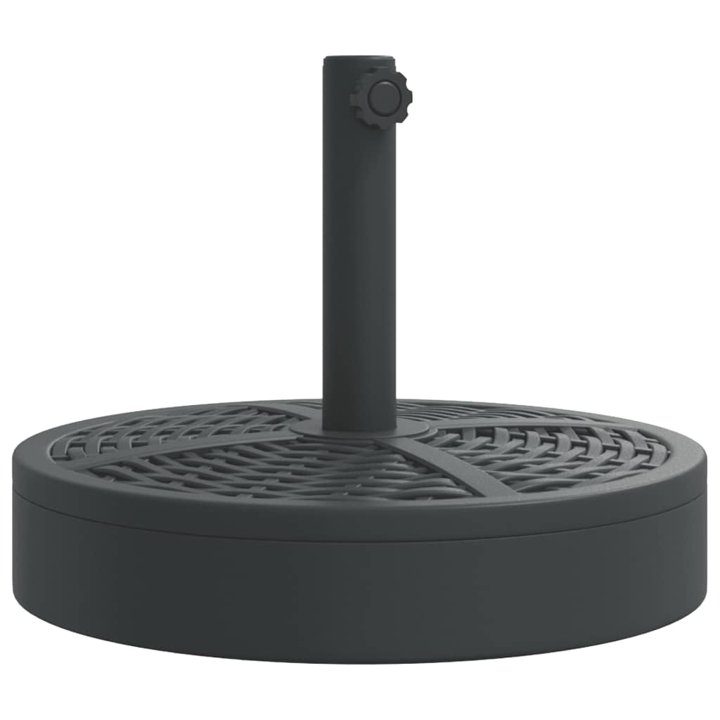 vidaXL Parasol Base for Ø38 / 48 mm Poles 25 kg Round 2
