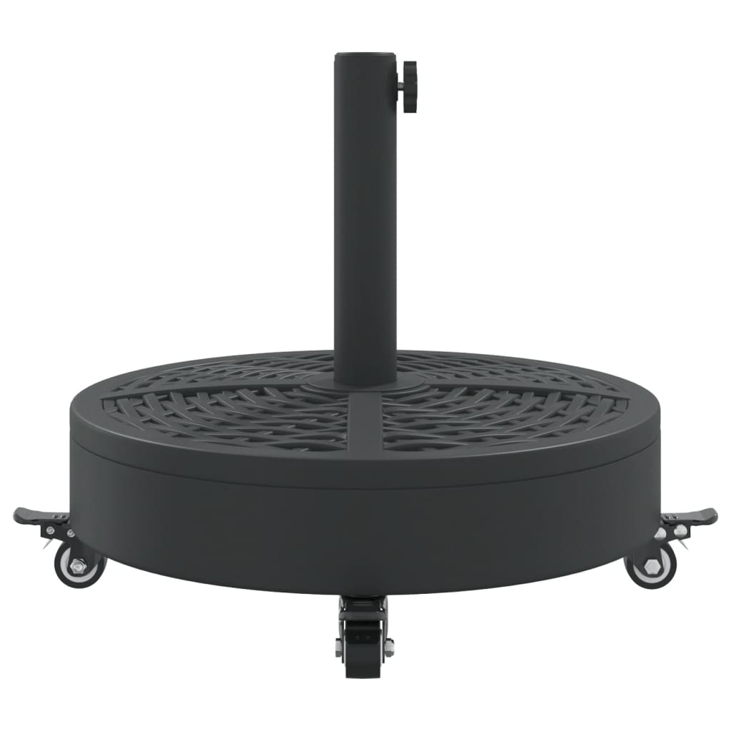 vidaXL Parasol Base with Wheels for Ø38 / 48 mm Poles 27 kg Round 5