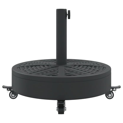 vidaXL Parasol Base with Wheels for Ø38 / 48 mm Poles 27 kg Round 5