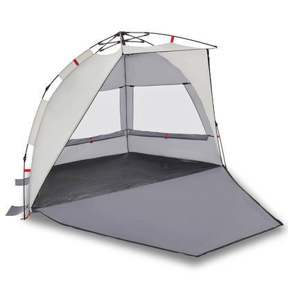 vidaXL Beach Tent 2-Person Grey Quick Release Waterproof 2